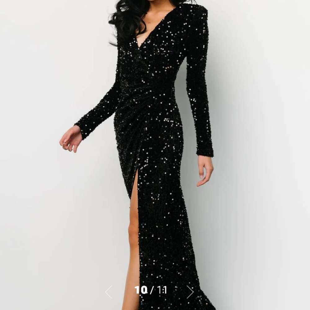 Stunning Black Sequin Baltic Born Dress